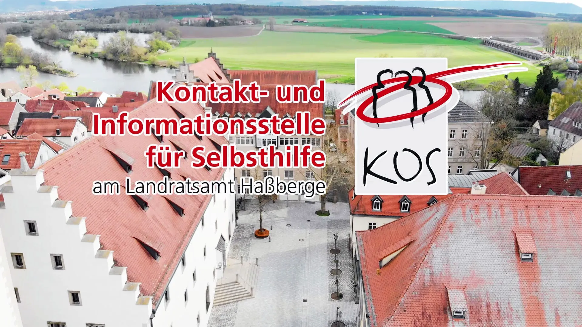 Title image of the film for the self-help contact and information center at the Haßberge district office